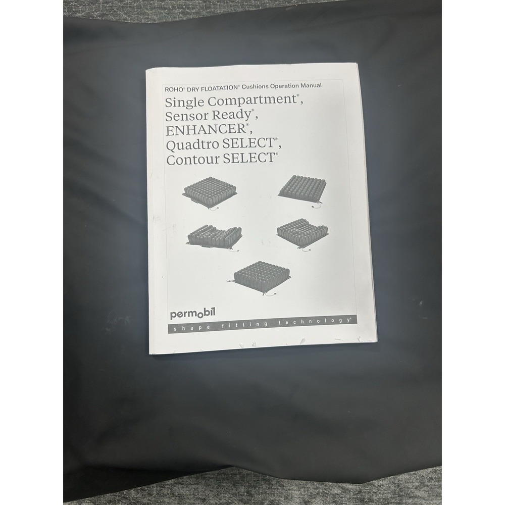 ROHO High Profile Single Compartment Cushion 1R1011C 18.25x20x 4.25 w/Cover Pump